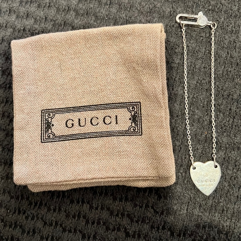Gucci heart bracelet